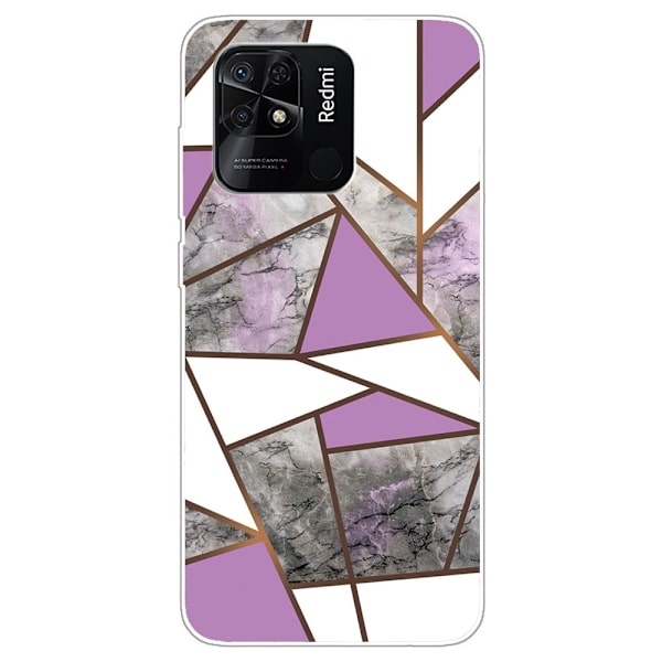 SKALO Xiaomi Redmi 10C Marmor TPU-skal - Motiv 11 multifärg
