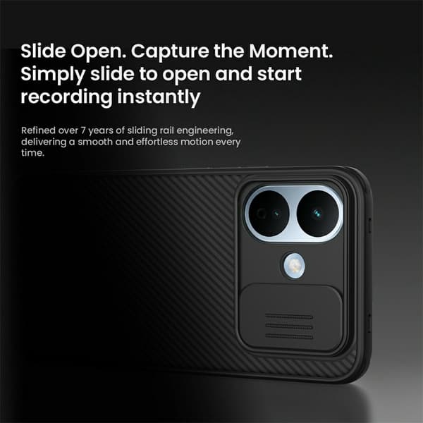 NILLKIN CamShield Pro Series Cover til Xiaomi Redmi Note 17 Pro - Sort Black