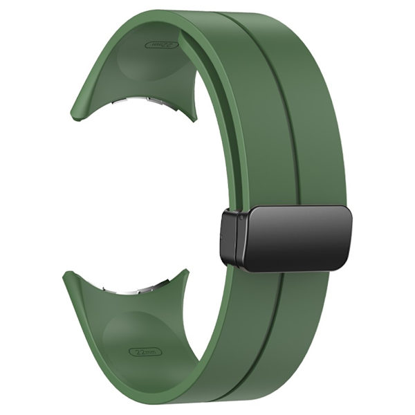 SKALO Silikonarmband metallspänne Google Pixel Watch / Pixel Watch 2 - Fler färger Grön