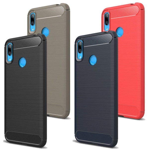 Stöttåligt Armor Carbon TPU-skal Huawei Y6 2019 Black