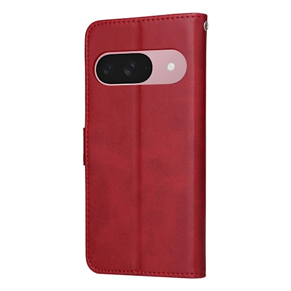 SKALO Google Pixel 9a PU-læder Flip Cover - Vælg farve Red