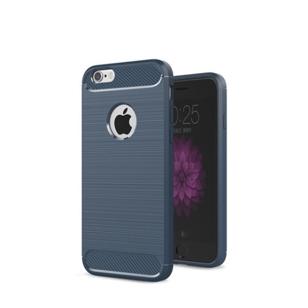 Iskunkestävä Armor Carbon TPU-kuori iPhone 6 PLUS - enemmän värejä Blue
