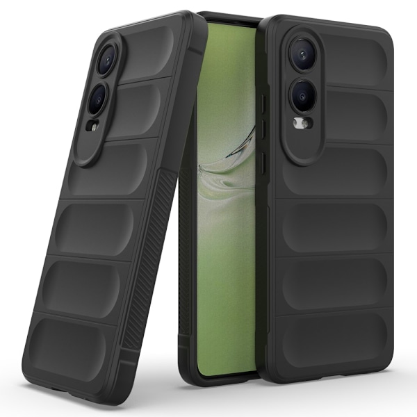 SKALO OnePlus Nord CE4 Lite 5G Rugged Bumpers TPU-suojakuori - Musta Black