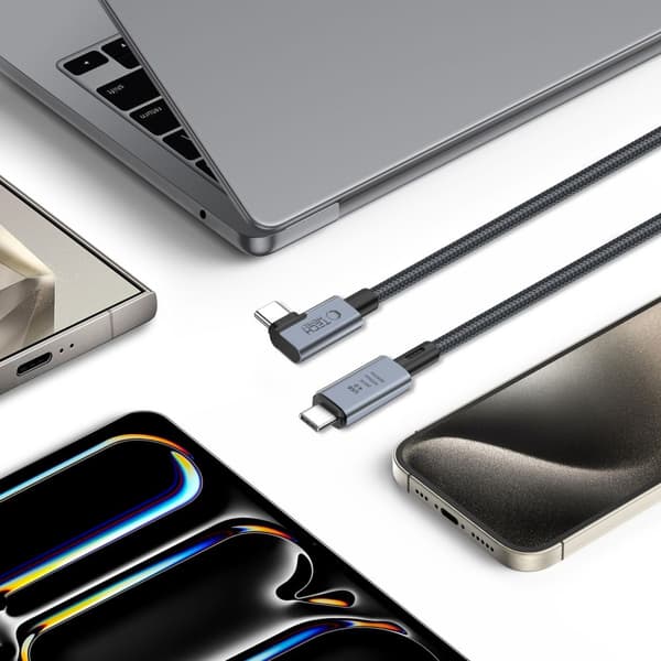 Tech-Protect UltraBoost Max USB-C-kabel USB 4.0 240W 1.5m - Grå grå