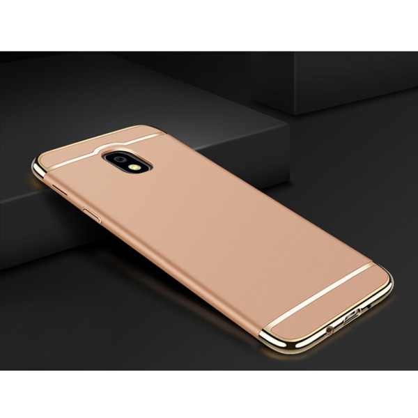 Design-kansi 3 in 1 kultareuna Samsung Galaxy J5 2017 -puhelimelle - enemmän eläimiä Black