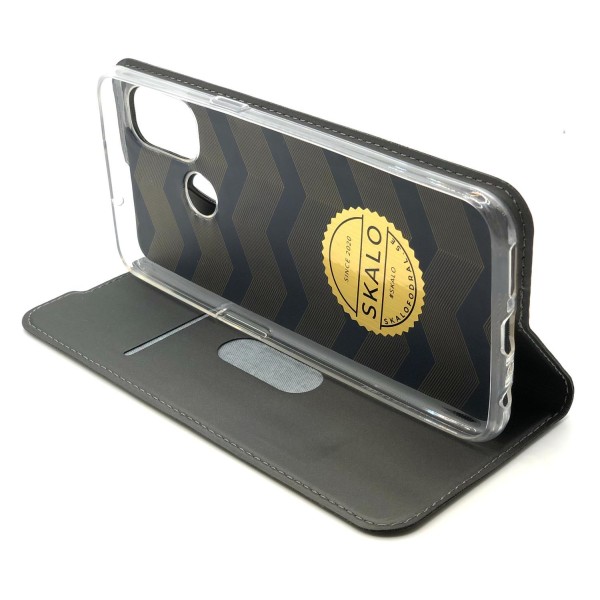 Plånboksfodral Ultratunn design Oneplus Nord N100 Dark grey