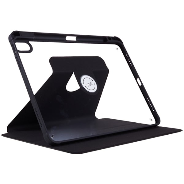 SKALO iPad Air (2020/2022) PU-nahkainen kääntyvä jalusta Kotelo - Musta Black