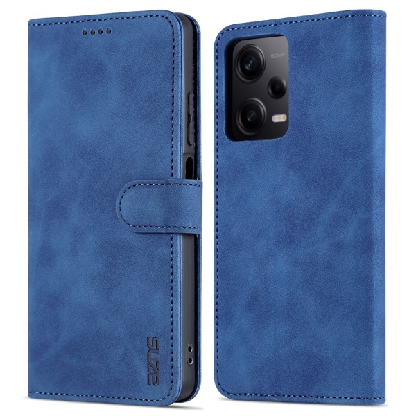 SKALO Xiaomi Redmi Note 12 Pro 5G AZNS lompakkokotelo - Sininen Blue