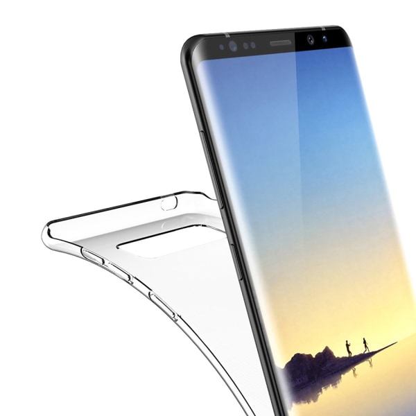 Läpinäkyvä silikoni-TPU-kuori Samsung Note 8:lle Transparent