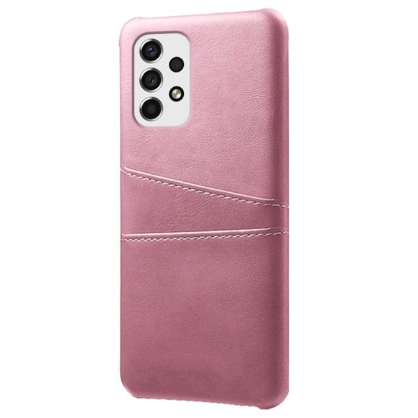 SKALO Samsung A53 5G PU-nahkainen Korttikotelo - Pinkki Pink