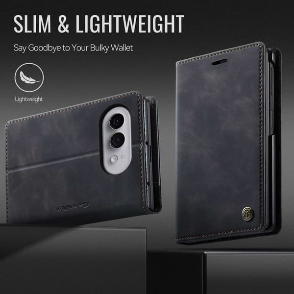 CaseMe C33 Series Flip Cover til iPhone Duo - Sort Black