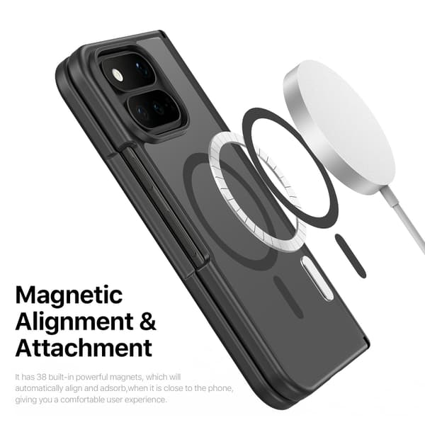DUX DUCIS Yind Series Matte Finish Cover til Google Pixel 11 Pro Fold - Sort Black