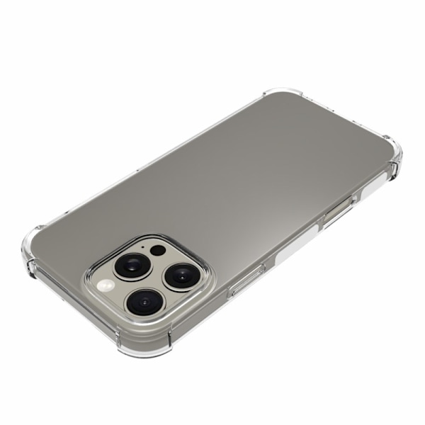 SKALO iPhone 16 Pro Max Ekstra stærk TPU-cover Transparent