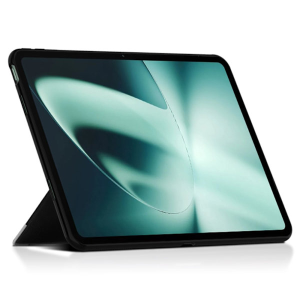 SKALO OnePlus Pad PU-læderetui med stativ - Sort Black