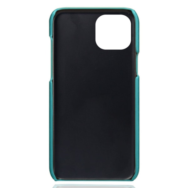 SKALO iPhone 15 PU-nahkainen Korttikotelo - Turkoosi Turquoise