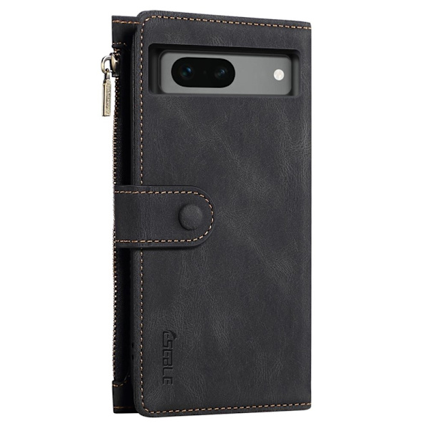 SKALO Google Pixel 7a ESEBLE Big Wallet Pungetui - Sort Black