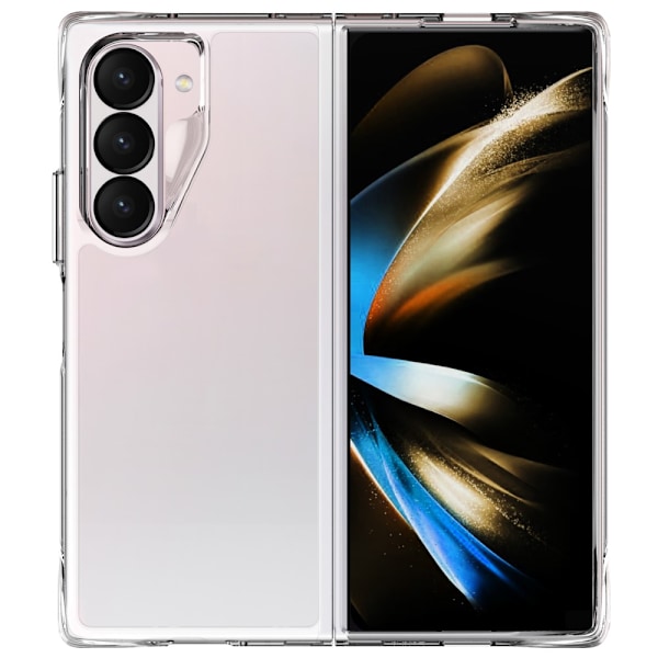 SKALO Samsung Z Fold6 TPU Clear Hybrid Cover - Gennemsigtig Transparent