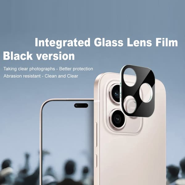 IMAK Kamerabeskyttelse af hærdet glas til Honor 600 Lite - Sort Black