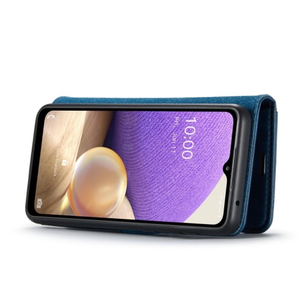 DG MING Samsung A33 5G 2-in-1 magneetti lompakkokotelo - Sininen Blue