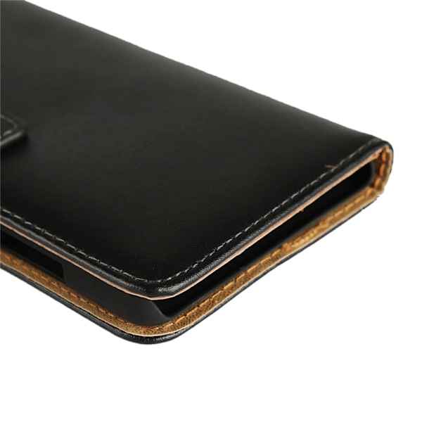 Plånboksfodral Äkta Skinn Xiaomi Mi Mix 2 Black