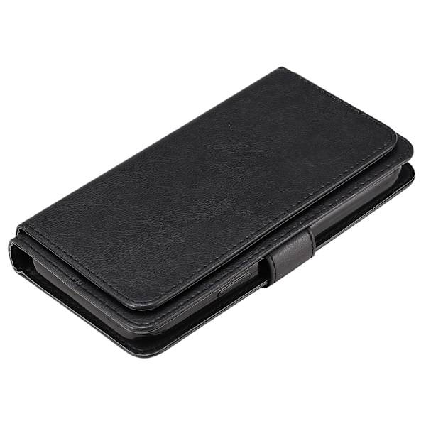 SKALO Samsung A15 5G 10-lokeroa Lompakkokotelo - Musta Black