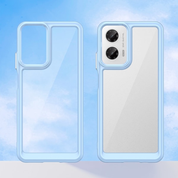 SKALO Motorola Moto G35 5G Color Bumper Skal - Blå Blå