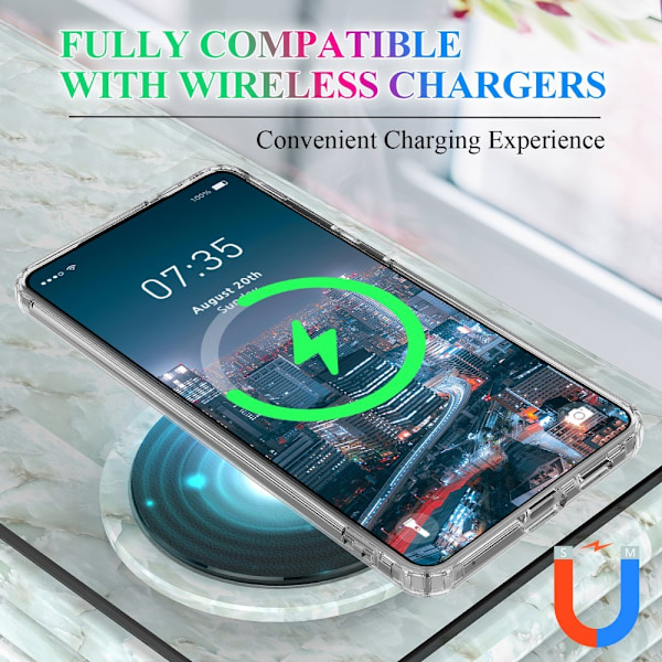 SKALO Samsung S25 Edge Transparent TPU Cover - Gennemsigtig Transparent