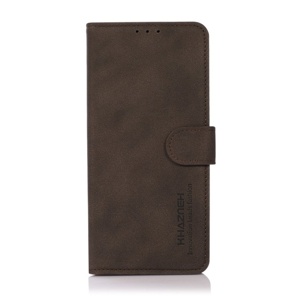 SKALO Xiaomi 14 Ultra 5G KHAZNEH Lompakkokotelo PU-nahasta - Ruskea Brown