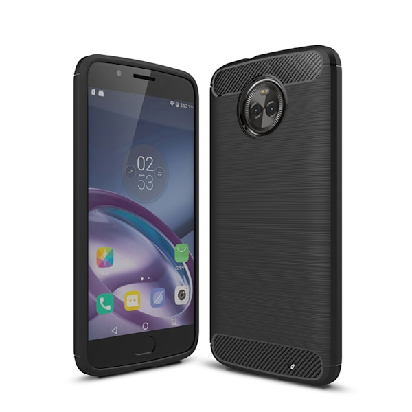 Stöttåligt Armor Carbon TPU-skal Moto X4 Black