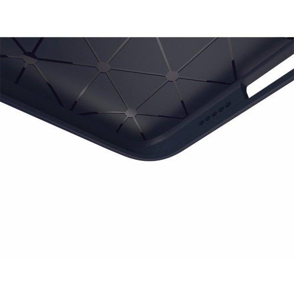SKALO iPhone X/XS Armor Carbon Iskunkestävä TPU suojakuori - Val Black
