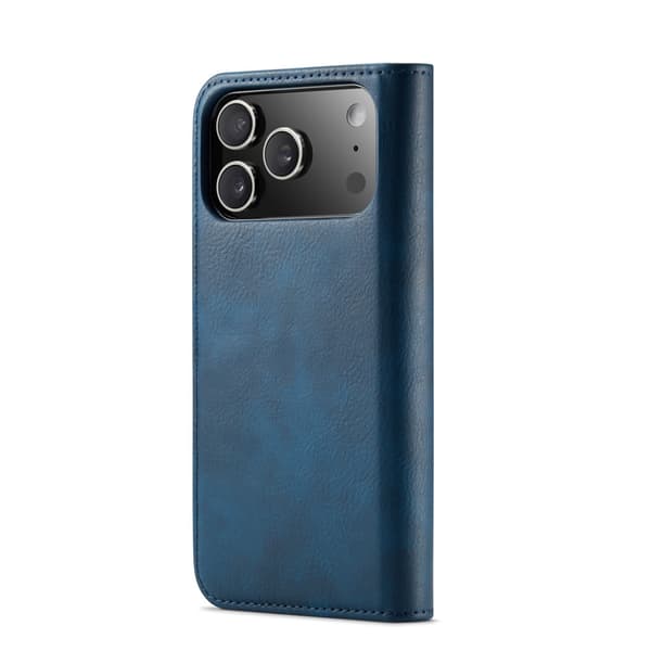 DG MING 2-i-1 Magnet Plånboksfodral för iPhone 18 Pro Max - Blå Blå