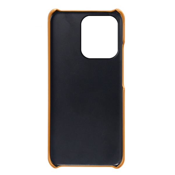 SKALO Xiaomi Redmi Note 13 4G PU-Läder Korthållare Skal - Brun Brun