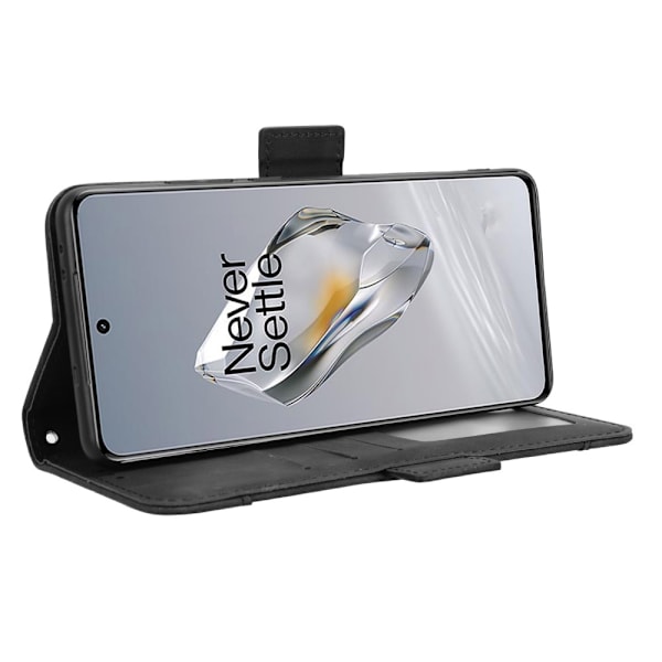 SKALO OnePlus 12R 5G 6-RUM Pungetaske - Sort Black