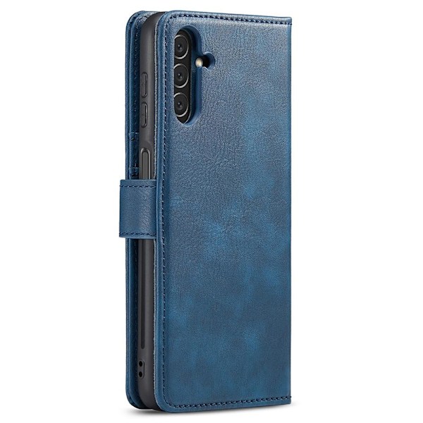 DG MING Samsung A04s 4G 2-in-1 magneetti lompakkokotelo - Sininen Blue