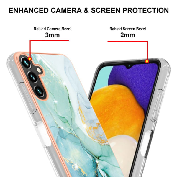 SKALO Samsung A54 5G Marmori TPU kuori - #3 Multicolor