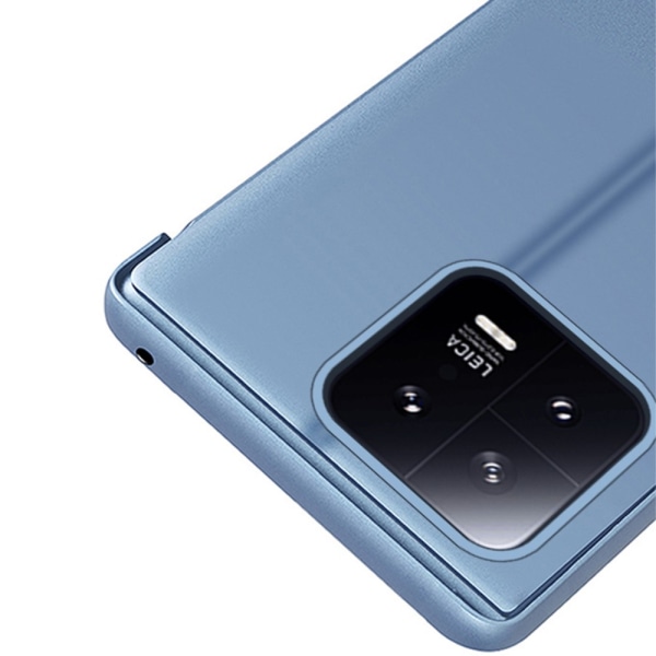 SKALO Xiaomi 13 Pro 5G Clear View Mirror Etui - Blå Blue