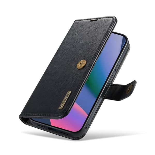 DG MING 2-i-1 Magnet Flip Cover til Google Pixel 11 Pro XL - Sort Black