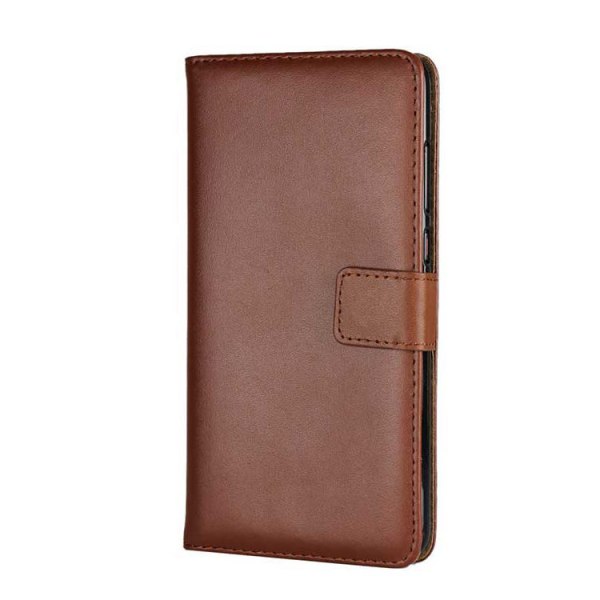 SKALO iPhone 11 Pro Max Lompakkokotelo Aitoa nahkaa - Valitse väri Brown