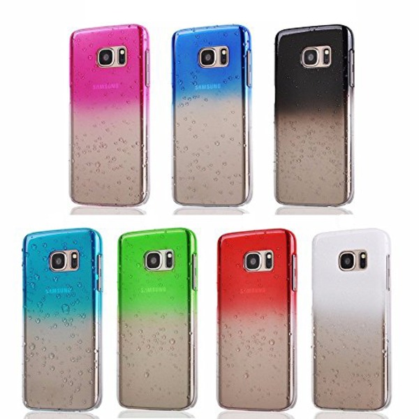 Gradient skal till Samsung S6 med vattendroppar Pink