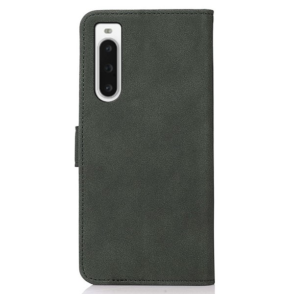 SKALO Sony Xperia 10 V KHAZNEH Pungetui i PU-læder - Grøn Green