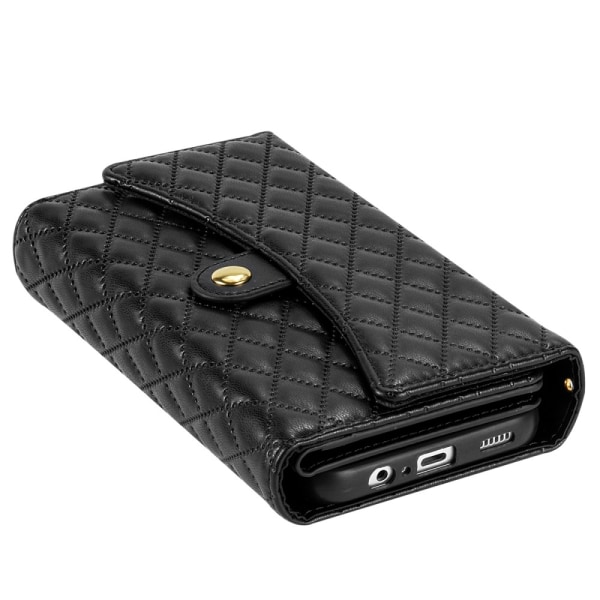 SKALO Samsung S24 Evelope Clutch 8-Lokeroa - Musta Black