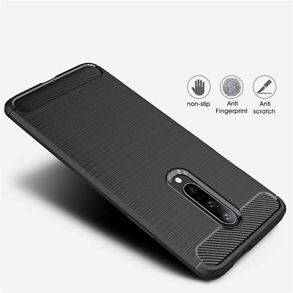 Stöttåligt Armor Carbon TPU-skal Oneplus 7 - fler färger grå