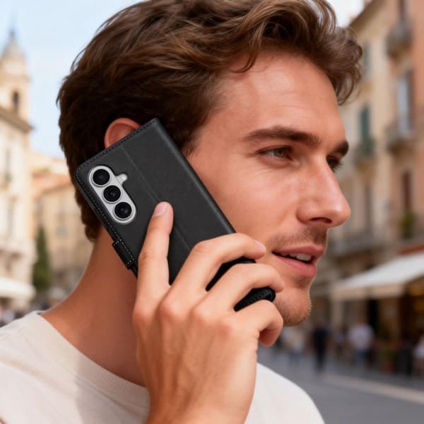 Tech-Protect Wallet Pungcover til Samsung Galaxy A37 5G - Sort Black
