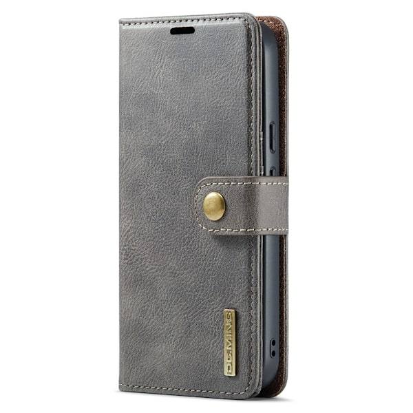 DG MING Google Pixel 9a 2-in-1 Magneetti Lompakkokotelo - Harmaa Grey