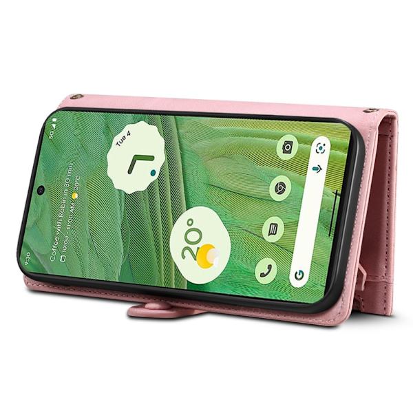 SKALO Google Pixel 8 Pro ESEBLE Big Wallet Lompakkokotelo - Ruusukulta Pink gold