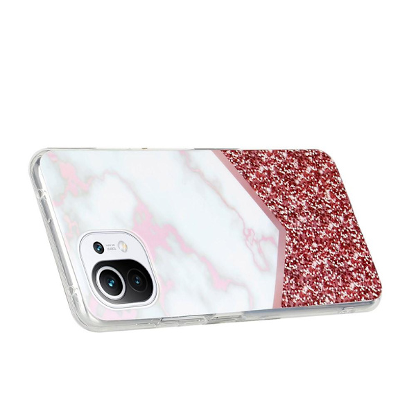 SKALO Xiaomi Mi 11 Lite Marmor TPU-skal - Motiv 9 Multicolor
