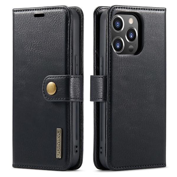 DG MING iPhone 16 Pro Max 2-i-1 Magnet Pungetui - Sort Black
