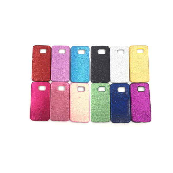 Samsung S6 Bling Glitter Cover - flere farver Silver