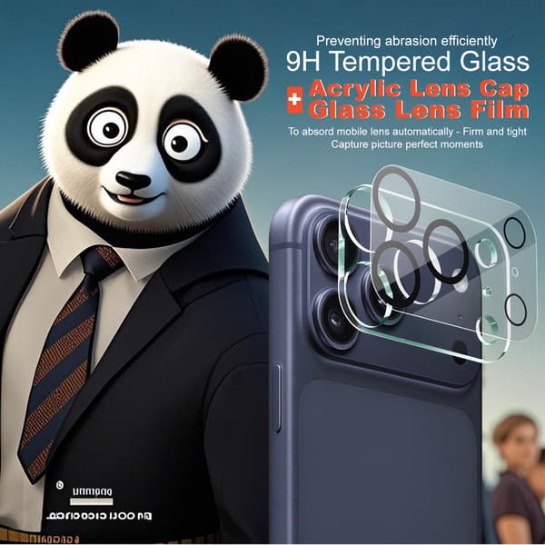 IMAK Kameraskydd Härdat Glas för iPhone 18 Pro - Transparent Transparent