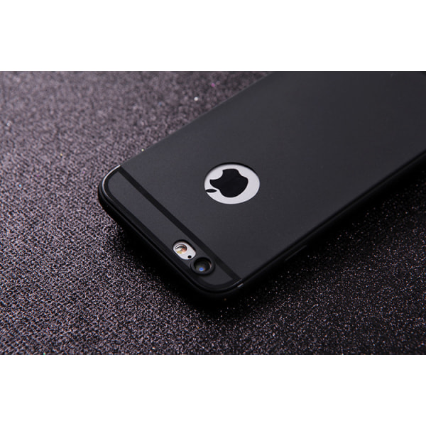 Ultratyndt silikonetui til iPhone 6 / 6S - flere farver Black